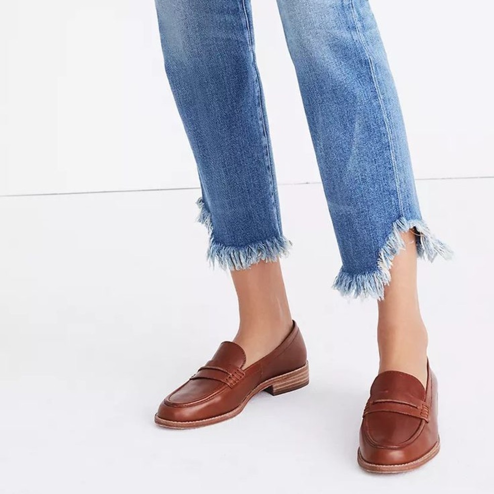Madewell The Elinor Loafer Dark Leather, 8